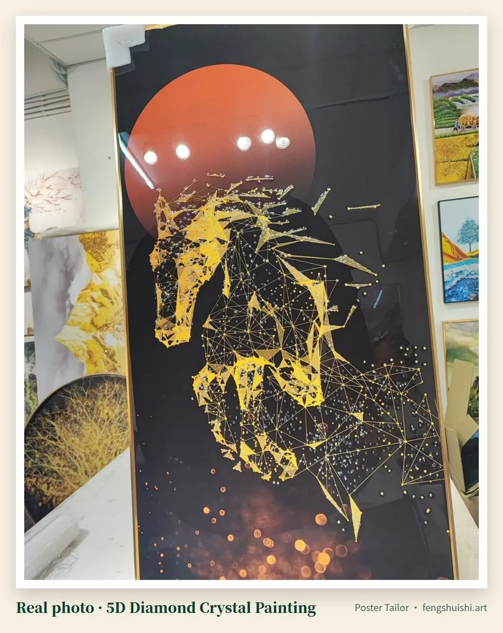 Real 5D diamond crystal painting (photo)
