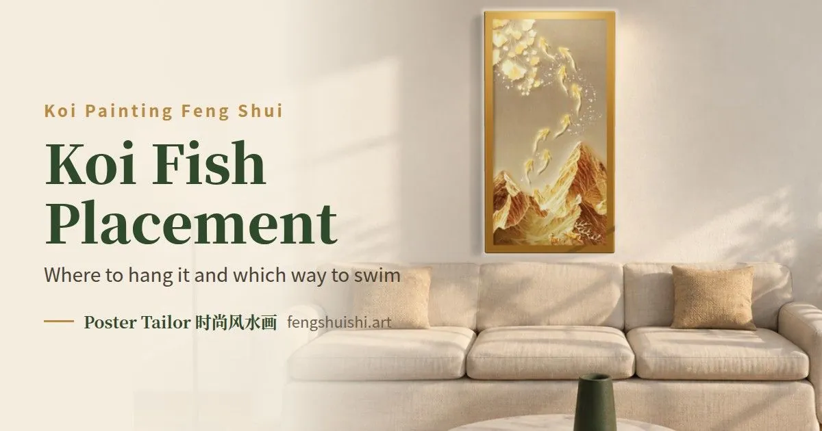 Koi Fish Painting Feng Shui Placement: Where to Hang It
