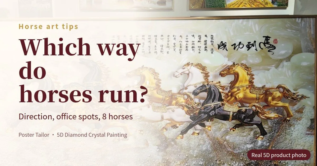 Horse Painting Feng Shui: Which Way Should the Horses Face?