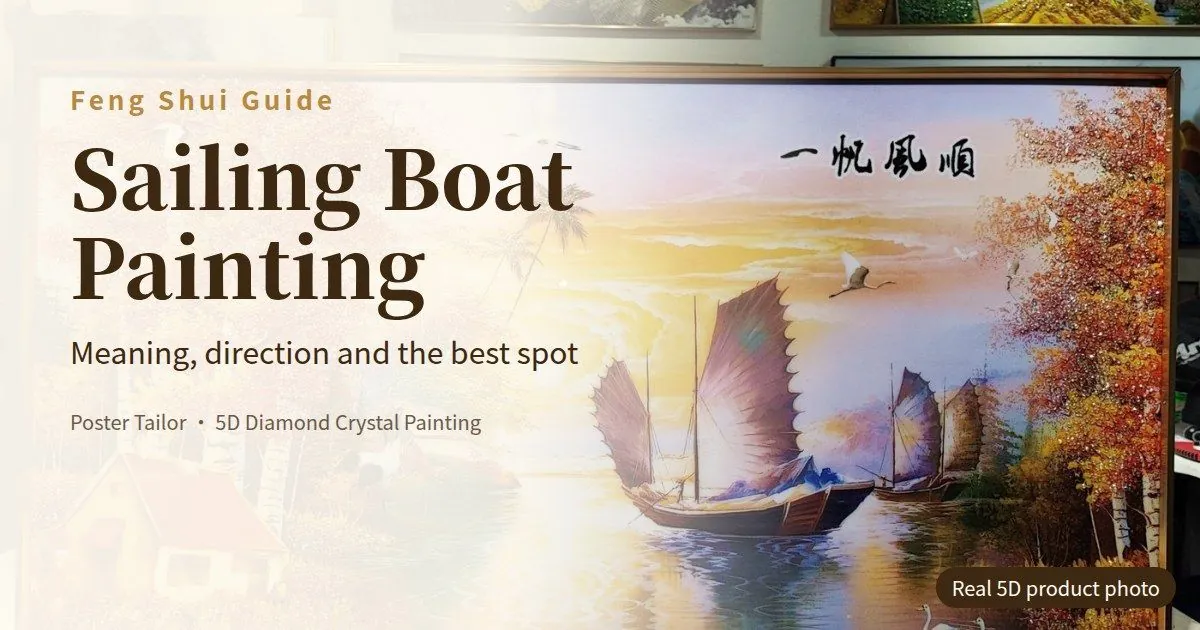 Sailing Boat Painting Feng Shui: Meaning, Direction and Best Spot