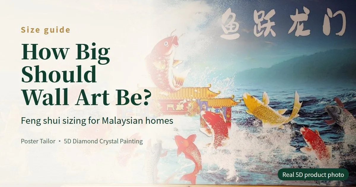 Feng Shui Painting Size Guide: How Big Should Your Wall Art Be?