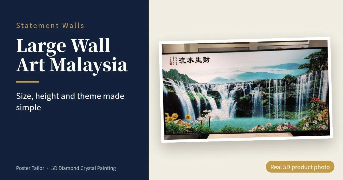 Large Wall Art in Malaysia: Choosing a Statement Painting