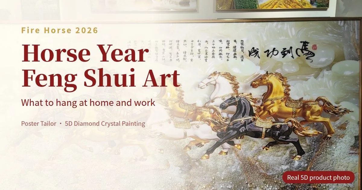 2026 Year of the Horse: Feng Shui Art for Home and Office