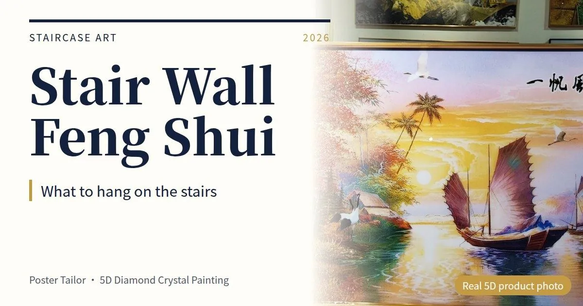 Staircase Wall Art Feng Shui: What to Hang on the Stairs